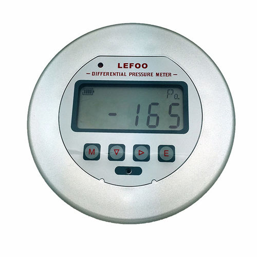 Manometro differenziale - LFM3 series - ZHEJIANG LEFOO CONTROLS CO., LTD - con display LCD / per il settore medico / di velocità dell'aria