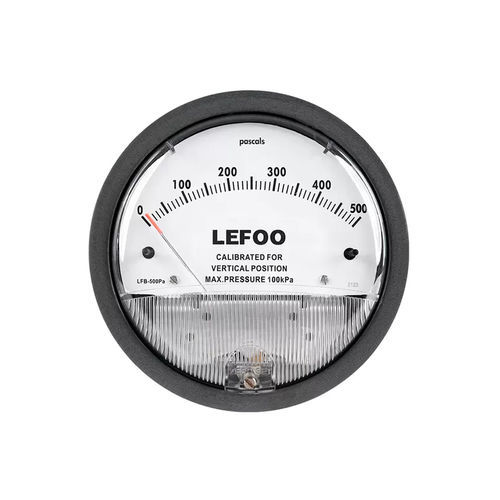 Manometro con quadrante - LFB - ZHEJIANG LEFOO CONTROLS CO., LTD - relativo / differenziale / con montaggio posteriore