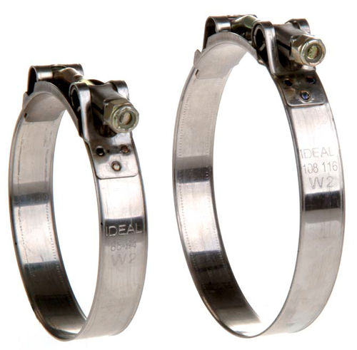 Fascetta stringitubo in acciaio inossidabile - IDEAL AUTOMOTIVE AND HOSE CLAMPS - a perno / con bulloni T / a T
