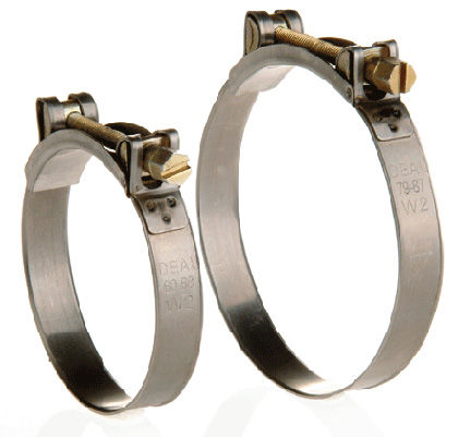 Fascetta stringitubo a vite - 14 mm - IDEAL AUTOMOTIVE AND HOSE CLAMPS - ad alta resistenza / a nastro