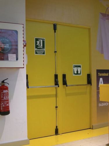 Porta battente - EI2-60-90-120-180 - ALFATECO MADRID S.A. - in metallo / industriale / per interno