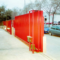Porta scorrevole - VCR series - ALFATECO MADRID S.A. - da esterno / a motore