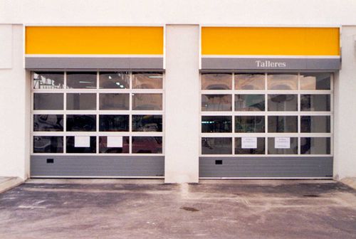 Porta sezionale - SE series  - ALFATECO MADRID S.A. - in acciaio galvanizzato / industriale