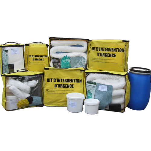 Kit di pronto intervento antinquinamento per idrocarburi - DIFOPE - antinquinamento chimico / per inquinamento universale / sacco