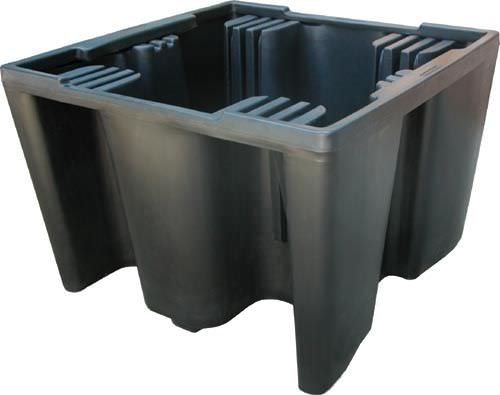 Vasca di raccolta per cubitainer - 1100 l | BRPN 1CSC - DIFOPE - per contenitore IBC / in polietilene ad alta densità / in PEHD