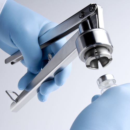Utensile per aggraffatura manuale - Altmann Analytik Gmbh & Co. KG - per estremità