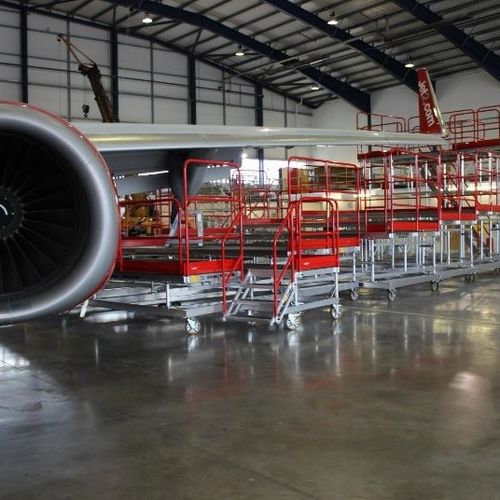 Piattaforma da lavoro - KEE SAFETY  - di accesso / mobile / per applicazioni aeronautiche