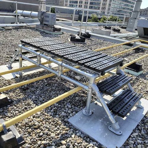 Passerella pedonale in alluminio - Kee Step® - KEE SAFETY  - in acciaio galvanizzato / in composito