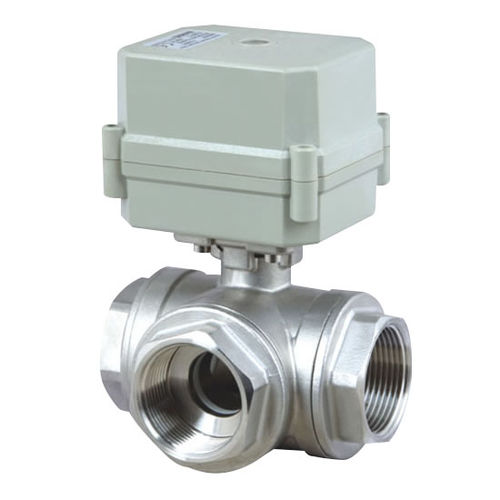 Valvola a sfera - L type - Taizhou Tonhe Flow Control Equipment Co.,ltd - per acqua / in acciaio inossidabile / a 3 vie