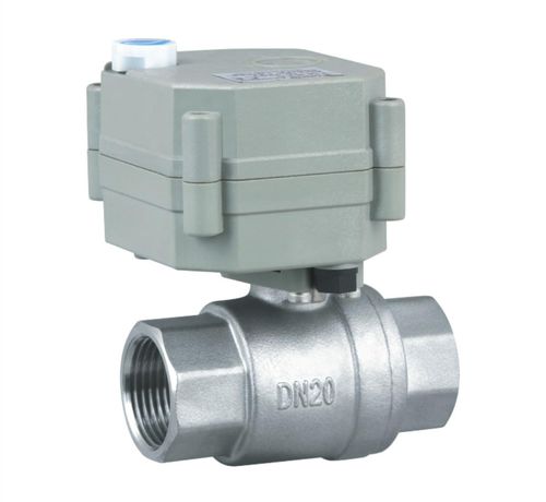 Valvola a sfera - T25-S2-B - Taizhou Tonhe Flow Control Equipment Co.,ltd - con attuatore elettrico / per acqua / in acciaio inossidabile