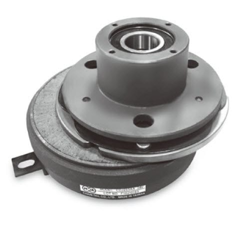 Frizione a frizione - CJ2 series - CHAIN TAIL CO., LTD. - elettromagnetica / con supporto cuscinetti
