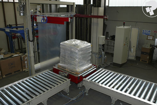 Avvolgitrice fasciapallet a tavola rotante - PAYPER - interamente automatica / per sacchi / per pallet