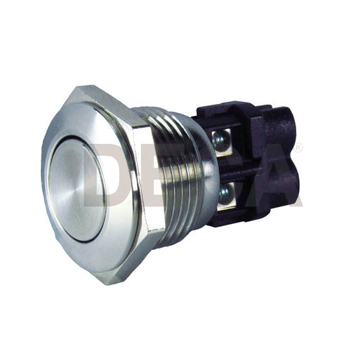 Interruttore luminoso - 16mm - SWITCHLAB INC. - con testa a fungo / unipolare / antivandalismo