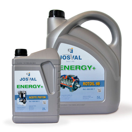 Olio lubrificante - ENERGY+ series - Compresores Josval, S.L. - a base di olio minerale / per compressore / industriale