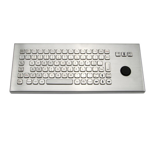 Tastiera da ufficio - K-TEK-A361-DHP-FN-DT-DWP - Key Technology China Limited - a tasti meccanici / 86 tasti / con mouse integrato a tre tasti