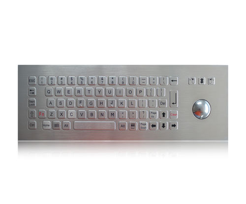 Tastiera ad incastro - K-TEK-B361-OTB-DWP - Key Technology China Limited - con mouse integrato a tre tasti / 71 tasti / con trackball