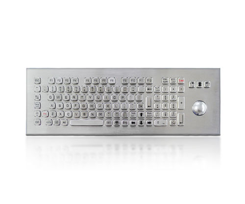 Tastiera ad incastro - K-TEK-A420-OTB-KP-FN-DWP - Key Technology China Limited - con mouse integrato a tre tasti / 104 tasti / con trackball