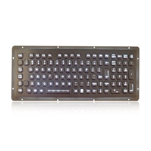 Tastiera ad incastro - K-TEK-A340KP-FN-BL-DWP - Key Technology China Limited - con tasto Fn / 102 tasti / industriale