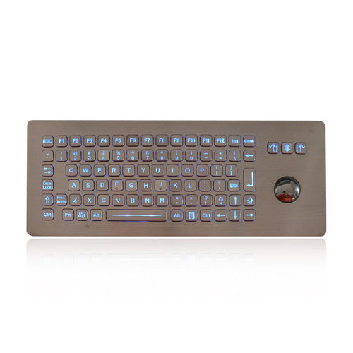 Tastiera ad incastro - K-TEK-B361-OTB-FN-BL-DWP - Key Technology China Limited - con tasto Fn / con mouse integrato a tre tasti / 86 tasti