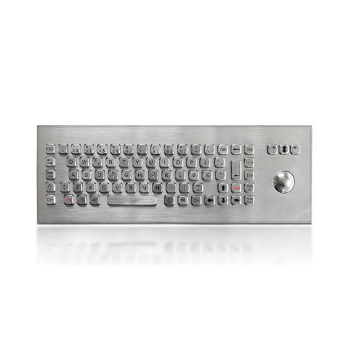 Tastiera ad incastro - K-TEK-A400-MTB-DWP - Key Technology China Limited - con mouse integrato a tre tasti / 75 tasti / con trackball