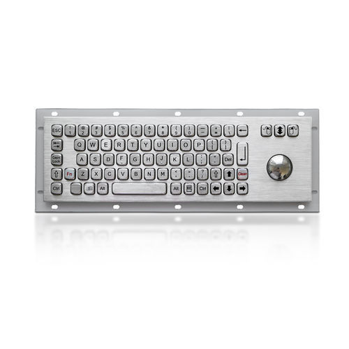 Tastiera ad incastro - K-TEK-A343-MTB-DWP - Key Technology China Limited - con mouse integrato a tre tasti / 71 tasti / con trackball