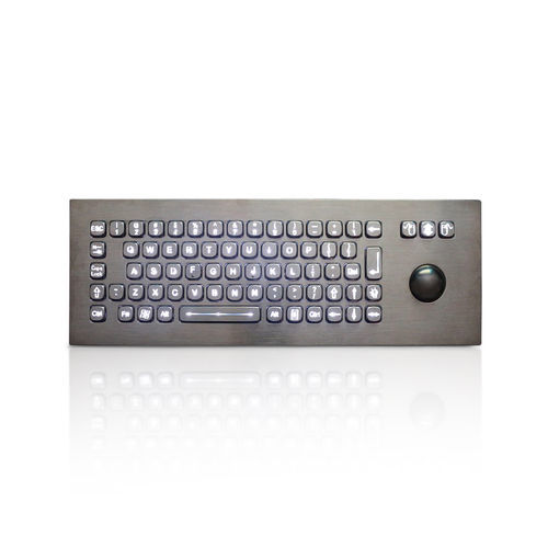 Tastiera ad incastro - K-TEK-A361-OTB-BL-DWP - Key Technology China Limited - 71 tasti / con trackball / per uso esterno