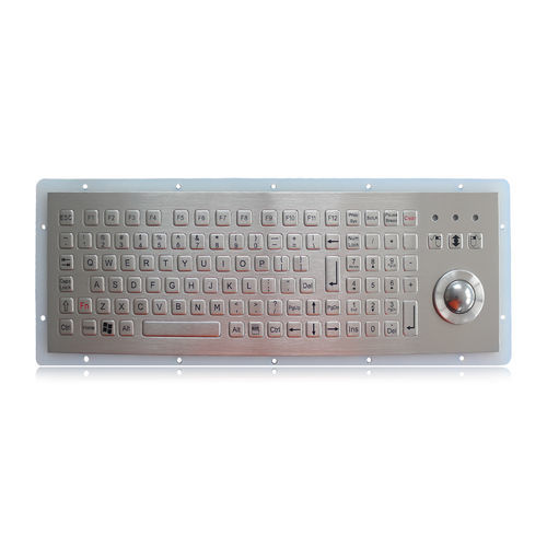 Tastiera ad incastro - K-TEK-B312-MTB-KP-FN-DWP - Key Technology China Limited - con tasto Fn / con mouse integrato a tre tasti / 107 tasti