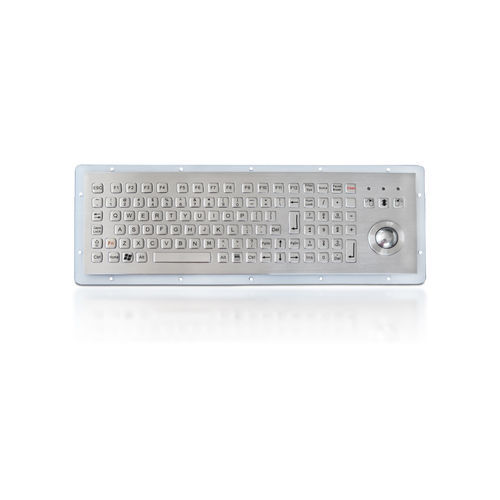 Tastiera ad incastro - K-TEK-B312-OTB-KP-FN-DWP - Key Technology China Limited - con tasto Fn / con mouse integrato a tre tasti / 107 tasti