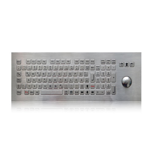 Tastiera ad incastro - K-TEK-B420-OTB-KP-FN-DWP - Key Technology China Limited - con tasto Fn / con mouse integrato a tre tasti / 104 tasti