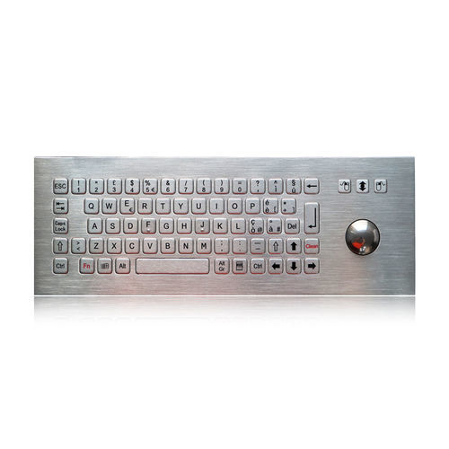 Tastiera ad incastro - K-TEK-B361-MTB-DWP - Key Technology China Limited - con tasto Fn / con mouse integrato a tre tasti / 71 tasti