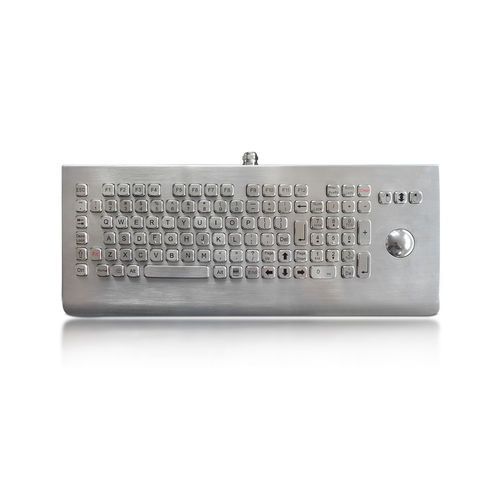 Tastiera da ufficio - K-TEK-A420-OTB-KP-FN-MDT-DWP - Key Technology China Limited - con tasto Fn / con mouse integrato a tre tasti / 102 tasti