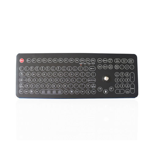 Tastiera da ufficio - K-TEK-D396-OTB-KP-FN-DT - Key Technology China Limited - con tasto Fn / con mouse integrato a tre tasti / 109 tasti