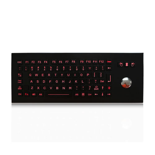 Tastiera da ufficio - K-TEK-M361-OTB-FN-BL-BT-DT-DWP - Key Technology China Limited - con tasto Fn / con mouse integrato a tre tasti / 85 tasti