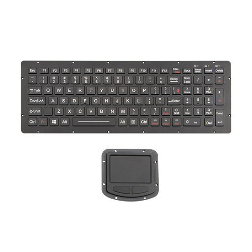 Tastiera ad incastro - K-TEK-M334KP-FN-BL-NV-151B-DWP +M73TP-IL - Key Technology China Limited - con tasto Fn / con mouse integrato a due tasti / 101 tasti