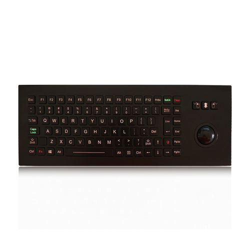 Tastiera da ufficio - K-TEK-M390-MTB-FN-BL-NV-151B-BT-DT-DWP - Key Technology China Limited - con tasto Fn / con mouse integrato a tre tasti / 92 tasti