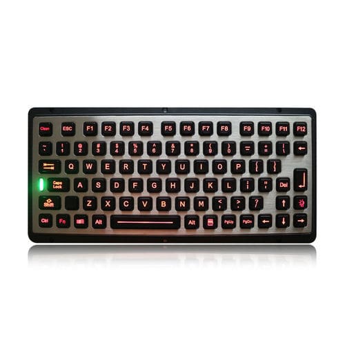 Tastiera ad incastro - K-TEK-M298-FN-BL - Key Technology China Limited - con tasto Fn / 82 tasti / industriale