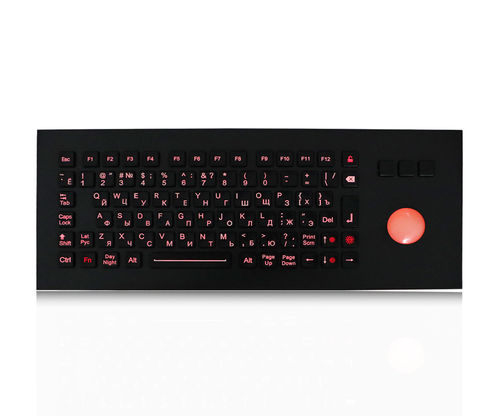 Tastiera ad incastro - K-TEK-M361-CTB-FN-BL-BT-DWP - Key Technology China Limited - con tasto Fn / con mouse integrato a tre tasti / 85 tasti