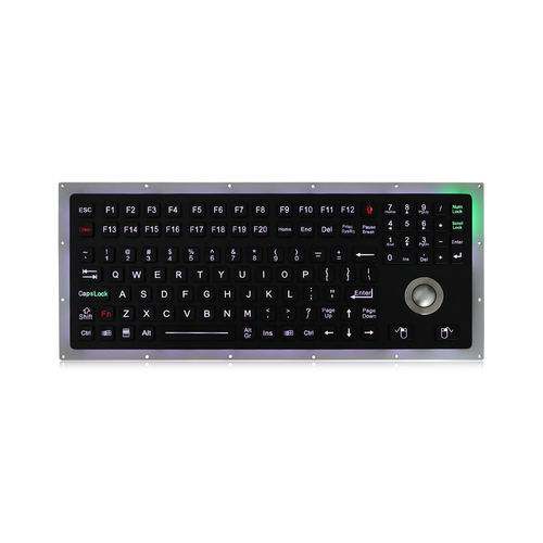 Tastiera ad incastro - K-TEK-M360-25-OTB-KP-FN-BL-BT-DWP - Key Technology China Limited - con tasto Fn / con mouse integrato a due tasti / 116 tasti
