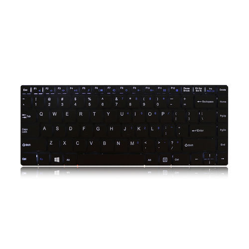 Tastiera con interruttori a forbice - K-TEK-V291-FN-BL-SC - Key Technology China Limited - ad incastro / con tasto Fn / 86 tasti