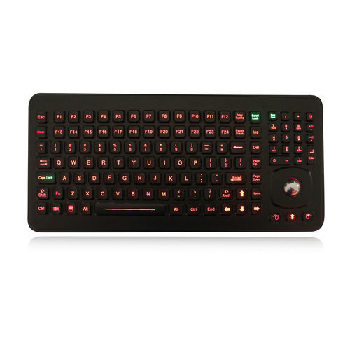 Tastiera ad incastro - K-TEK-M379-OTB-KP-FN-BL-IL  - Key Technology China Limited - a tasti meccanici / con tasto Fn / con mouse integrato a tre tasti