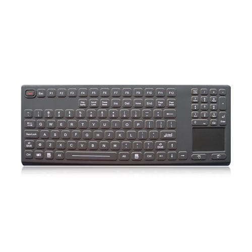 Tastiera da ufficio - K-TEK-M390TP-KP-FN-DT - Key Technology China Limited - a tasti meccanici / con tasto Fn / con mouse integrato a due tasti