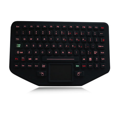 Tastiera da ufficio - K-TEK-M275TP-FN-BL-IL-FDT - Key Technology China Limited - a tasti meccanici / con tasto Fn / con mouse integrato a due tasti