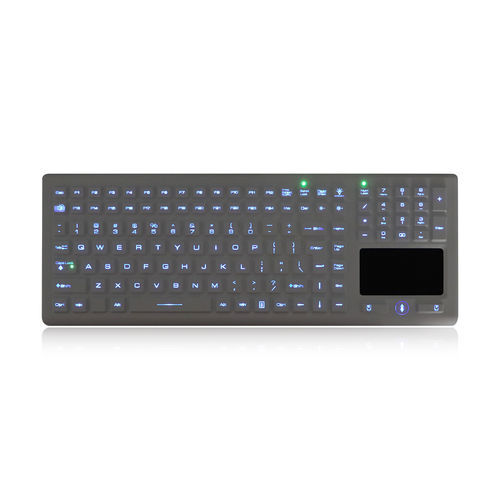 Tastiera da ufficio - K-TEK-M369TP-KP-FN-BL-DT - Key Technology China Limited - a tasti meccanici / con tasto Fn / con mouse integrato a tre tasti
