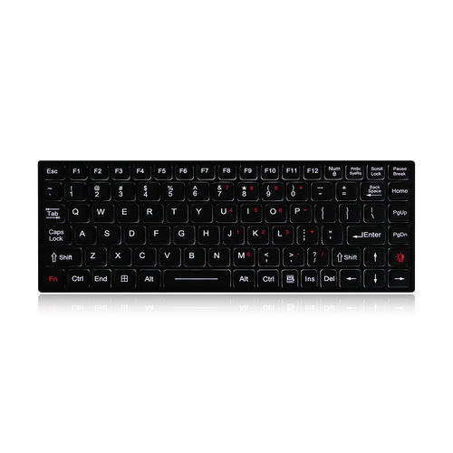 Tastiera ad incastro - K-TEK-M284-FN-BL-NV-151B - Key Technology China Limited - 89 tasti / USB / in gomma siliconica