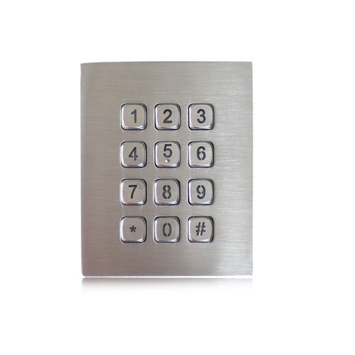Tastiera numerica 12 tasti - K-TEK-A88KP-DT-DWP  - Key Technology China Limited - benchtop / in metallo / in acciaio inossidabile