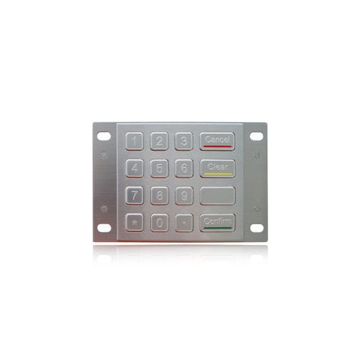 Tastiera numerica 16 tasti - K-TEK-B100-91.5KP-RP-IT-DWP - Key Technology China Limited - ad incastro / in metallo / in acciaio inossidabile