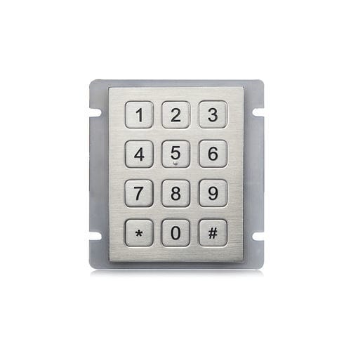 Tastiera numerica 12 tasti - K-TEK-B68KP-DWP - Key Technology China Limited - ad incastro / in metallo / in acciaio inossidabile