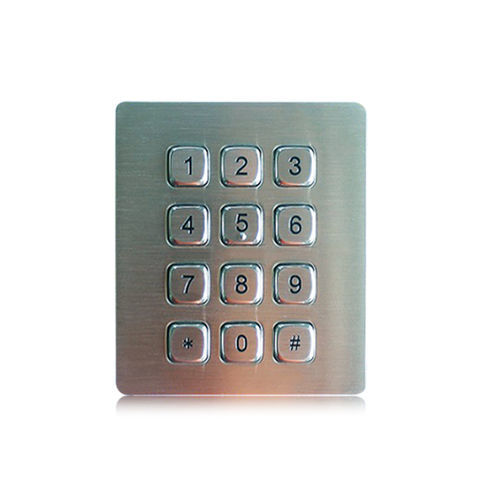 Tastiera numerica 12 tasti - K-TEK-A88KP-DWP - Key Technology China Limited - ad incastro / in acciaio inossidabile / RS-232