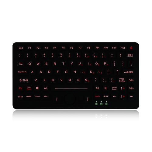 Tastiera ad incastro - K-TEK-M282-DHP-FN-BL-NV-151B-SS - Key Technology China Limited - a tasti meccanici / con tasto Fn / con mouse integrato a tre tasti