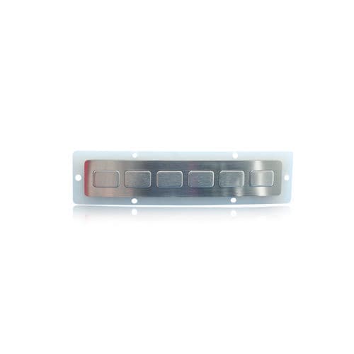 Tastiera numerica 6 tasti - K-TEK-B160FK-6-AC-DWP - Key Technology China Limited - ad incastro / in acciaio inossidabile / IP65